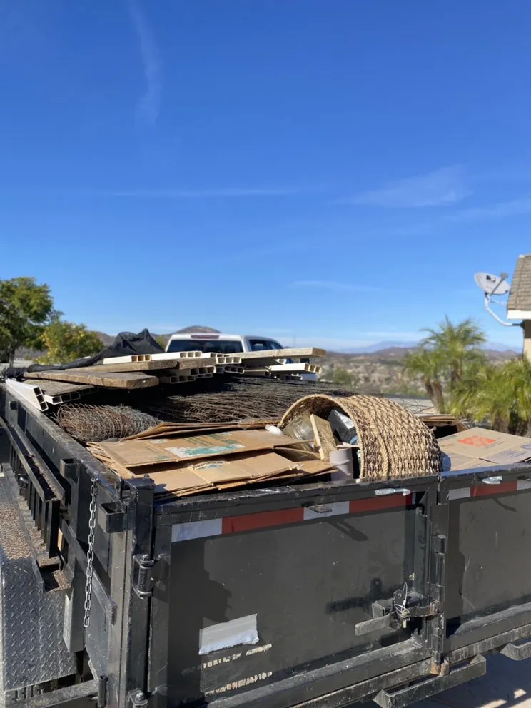Expert yard cleanup service in Rialto, CA by P. Crew Hauling