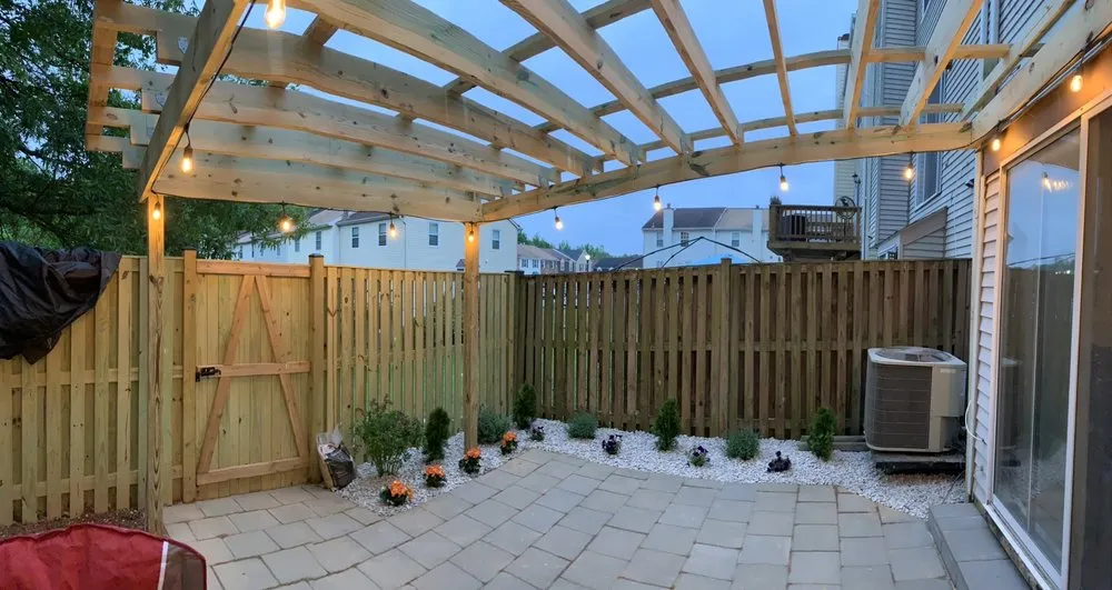 Top-rated outdoor landscaping for residential properties in Jessup, MD by P e s Landscaping and construction