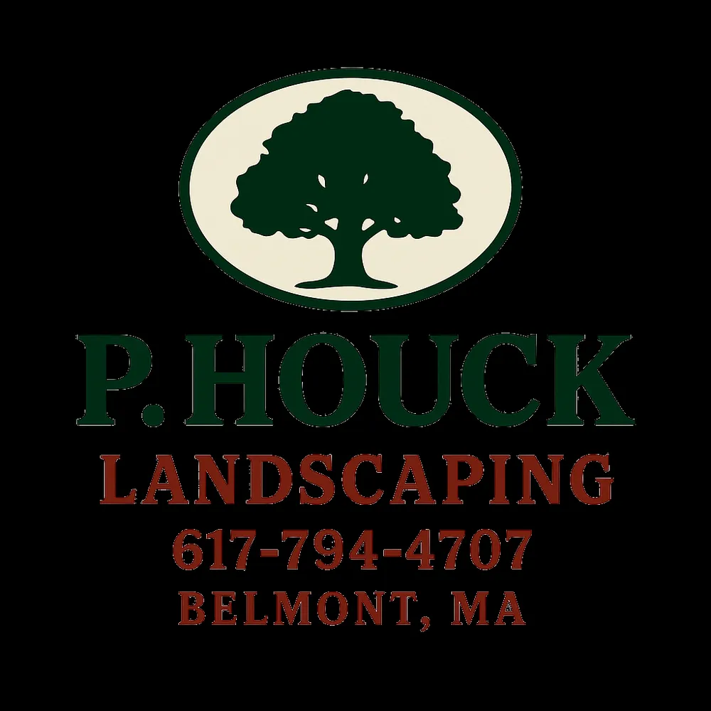 Custom landscape design for beautiful yards in Belmont, MA by P Houck Landscaping