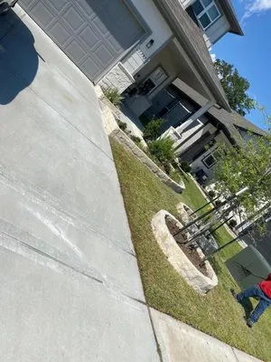 P Lopez Lawn Care Landscaping Service Logo