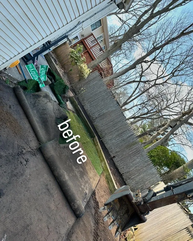 Trusted landscape design for beautiful yards in Sound Beach, NY by P M G excavating