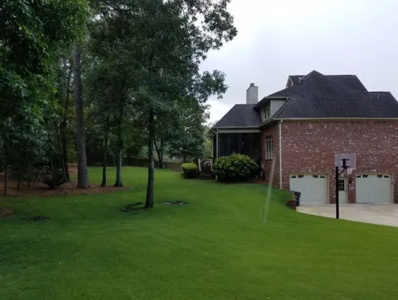 Custom residential landscaping in Pelham, AL by P S Site Management Consultants
