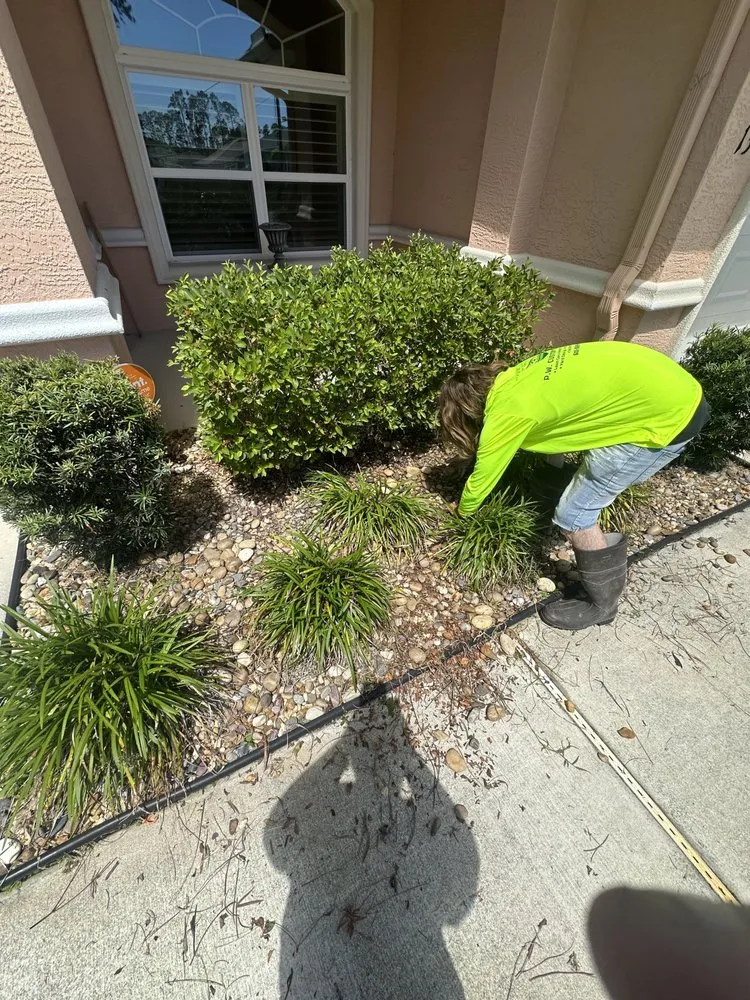 Top-rated outdoor landscaping for homes in Palm coast, FL by P W Custom Designs