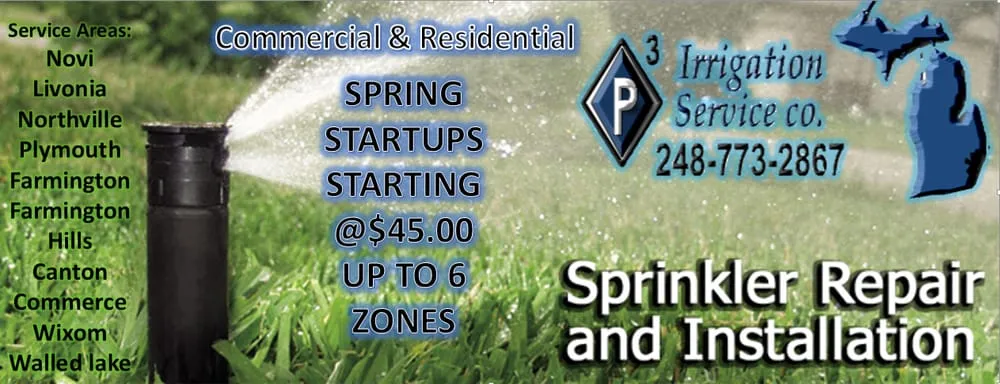 Custom garden landscaping for year-round maintenance across Detroit, MI - P3 Irrigation Service