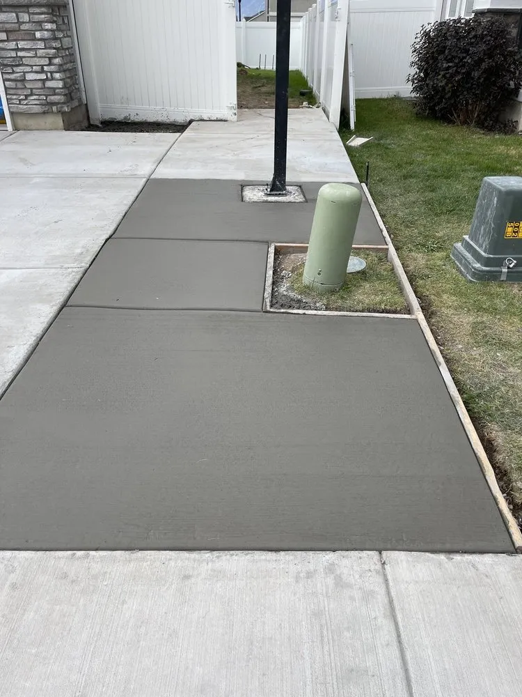 Trusted outdoor landscaping with custom design in Eagle Mountain, UT by P7 Concrete & Landscaping