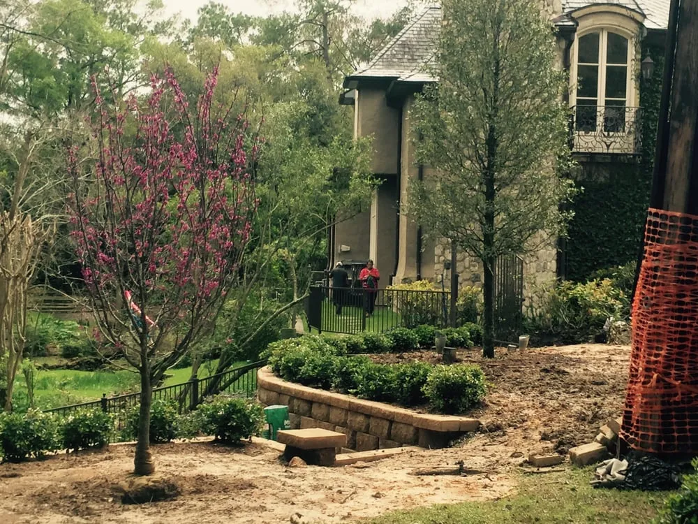 Professional garden landscaping in Houston, TX by Pablo General Services