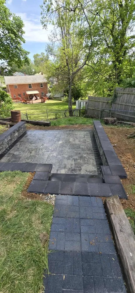 Professional landscape installation in Hyattsville, MD by Pablo Hardscapes