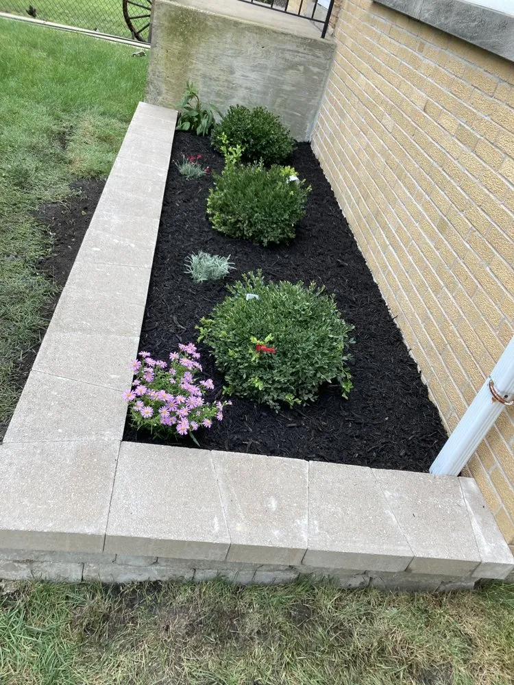 Local landscape installation for residential properties in Franklin Park, IL by Pablo Landscaping & Snow Plowing