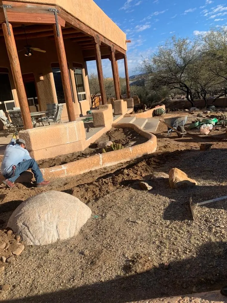 Custom garden landscaping for outdoor upgrades across Tucson, AZ - Pablo Ornelas Landscaping