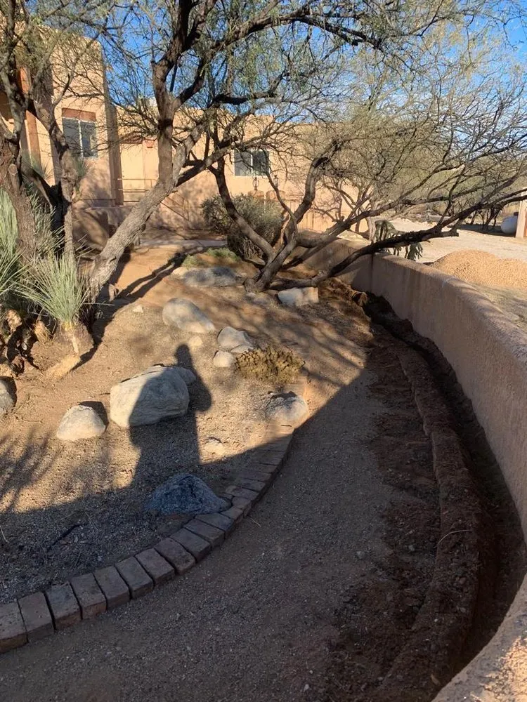 Custom garden landscaping near you in Tucson, AZ by Pablo Ornelas Landscaping