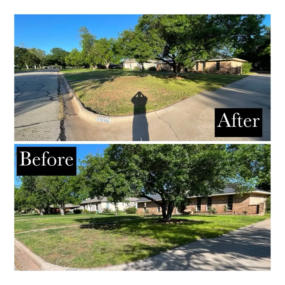 Expert garden landscaping in Wichita Falls, TX by Pablo’s Gutierrez’s Lawn Service