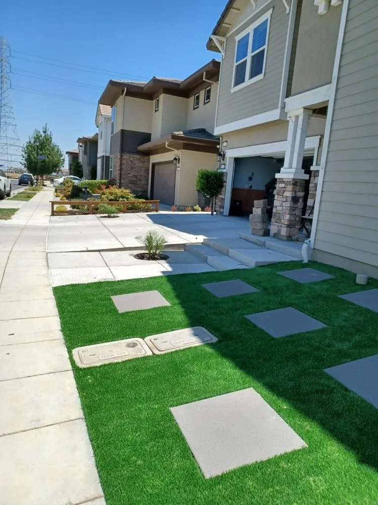 Local landscape installation in Stockton, CA by Pablo's J Landscaping