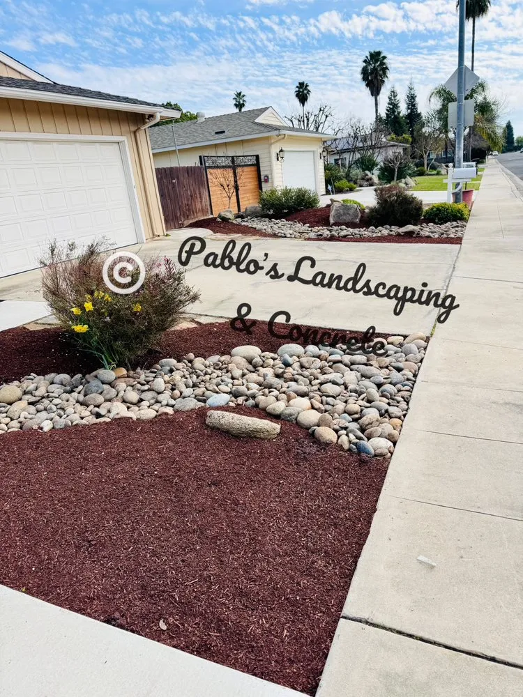 Professional landscape design with custom design in Clovis, CA by Pablo’s Landscaping & Concrete