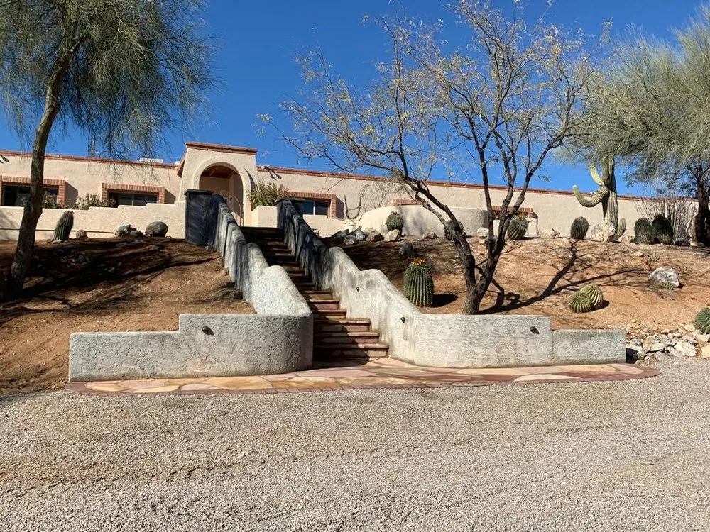 Custom lawn mowing service with custom design across Tucson, AZ - Pablo's Landscaping