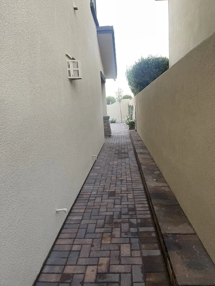 Custom landscape installation in Las Vegas, NV by Pablo's Palmas Tree & Landscaping Services