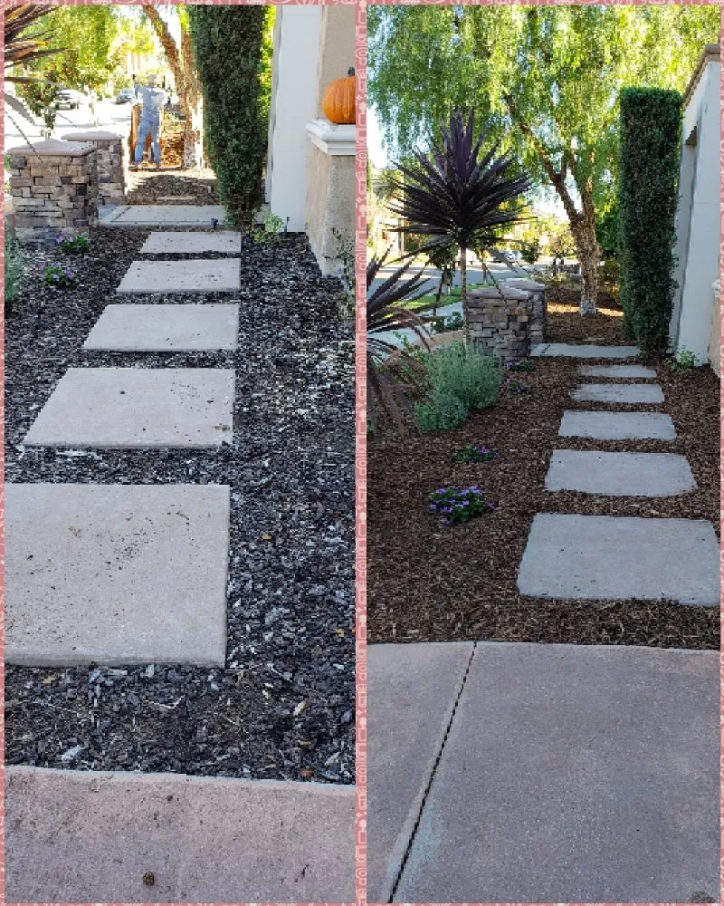 Custom landscape installation with custom design across Carlsbad, CA - Pablo's Tree Service & Landscaping