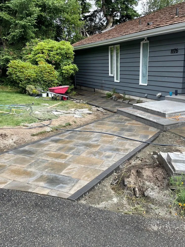 Custom yard cleanup service with custom design in Suquamish, WA by Pac West Hauling and Excavation