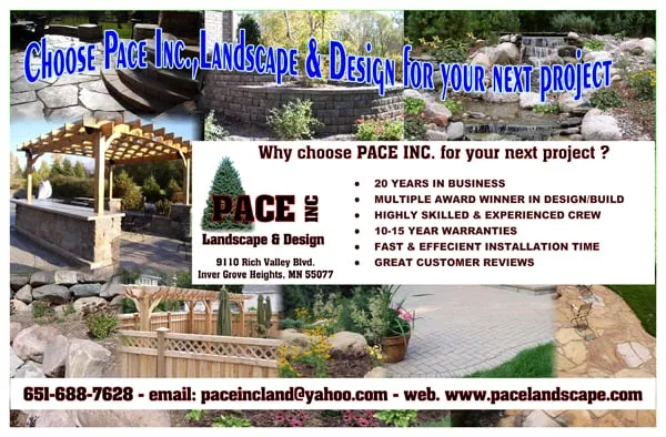 Affordable landscape design in Inver Grove Heights, MN - Pace Landscape & Design