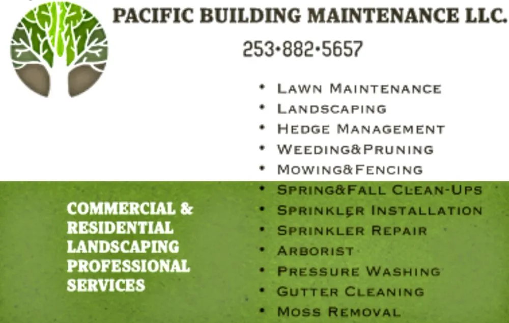 Expert landscape installation experts serving Gig Harbor, WA - Pacific Building Maintenance