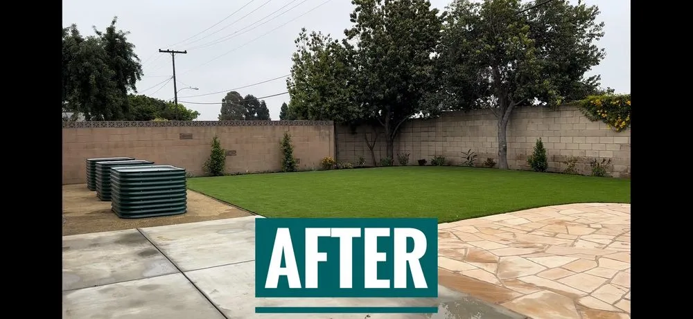 Custom yard cleanup service for year-round maintenance across Oxnard, CA - Pacific Coast Landscape