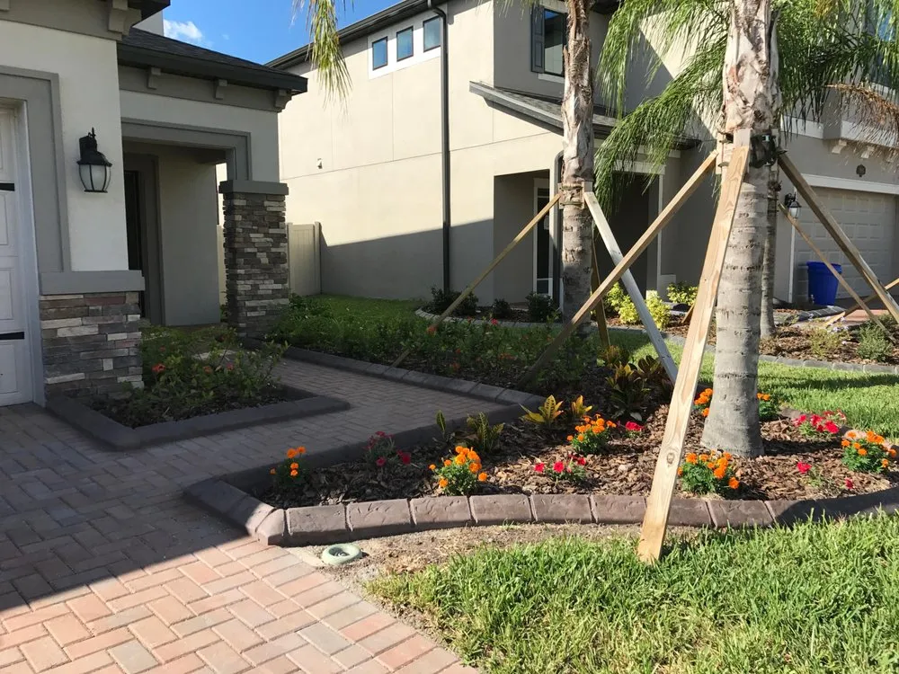 Reliable residential landscaping with custom design in Land O Lakes, FL by Pacific Curbing