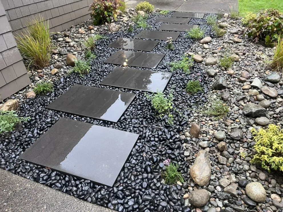 Professional garden landscaping for homes in Edmonds, WA by Pacific Fern Designs