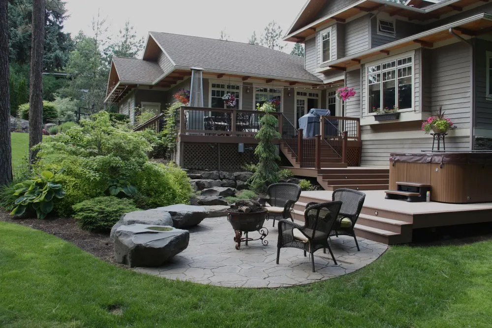 Custom landscaping services with custom design across Spokane, WA - Pacific Garden Design