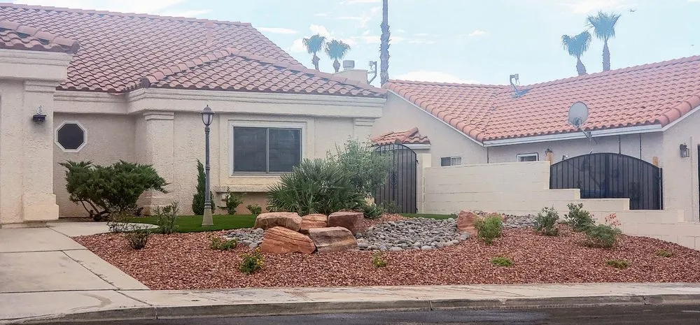 Professional lawn mowing service for outdoor upgrades across Las Vegas, NV - Pacific Landscape