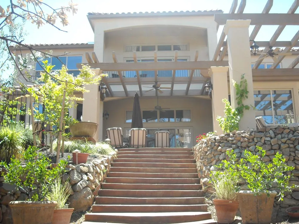 Custom landscape design with custom design in Elk Grove, CA by Pacific Landscapes