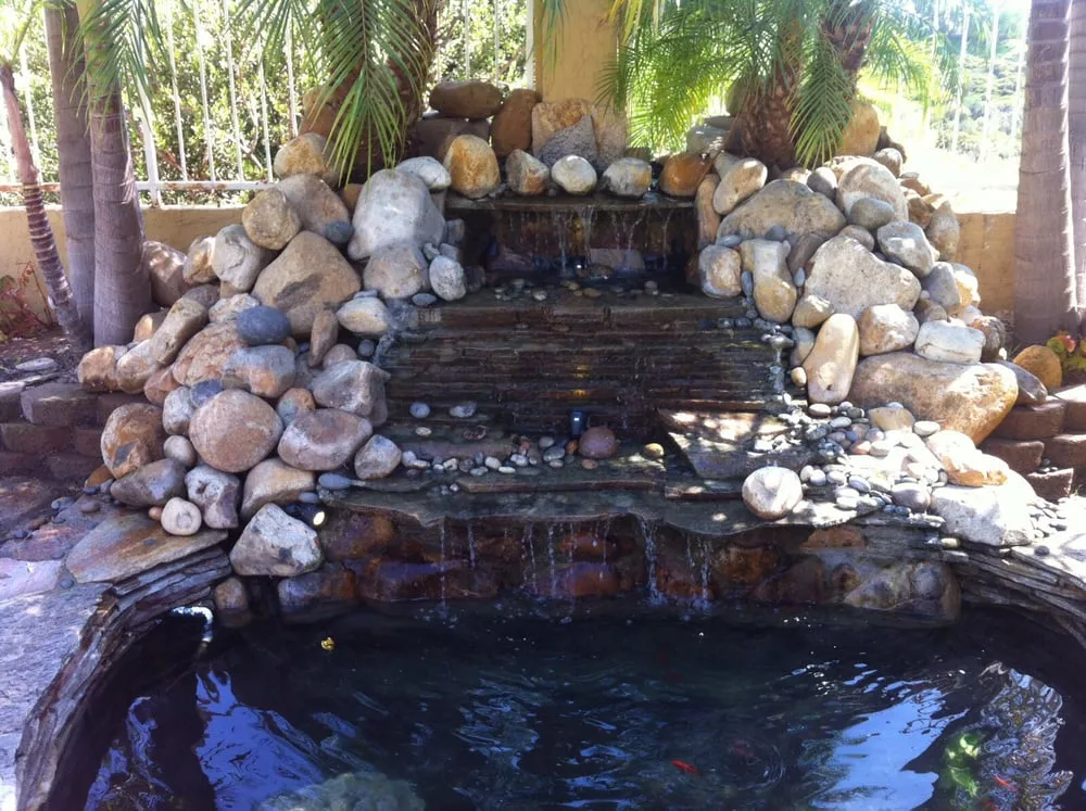 Local yard cleanup service with custom design in La Mesa, CA by Pacific Ponds