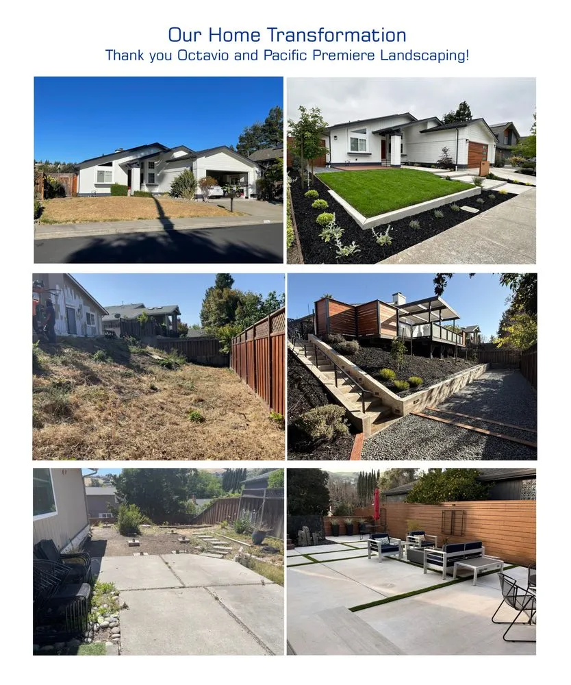 Top-rated outdoor landscaping in Castro Valley, CA by Pacific Premier Landscape Inc.