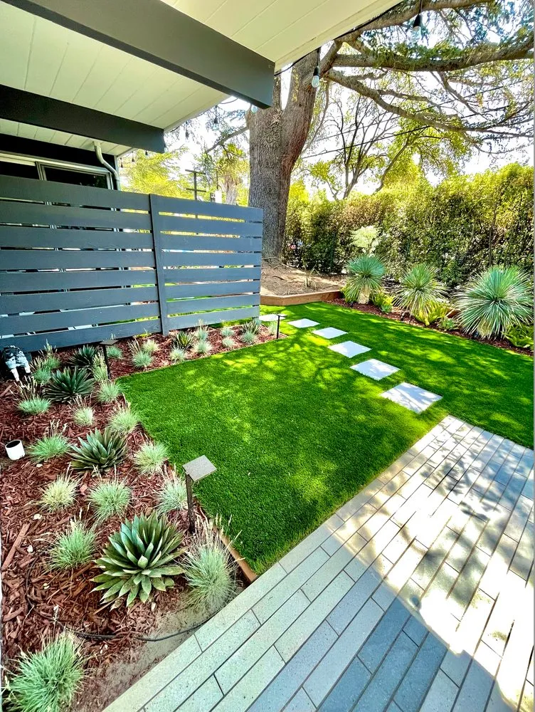 Expert yard cleanup service with custom design in San Fernando Valley, CA by Pacific Rose