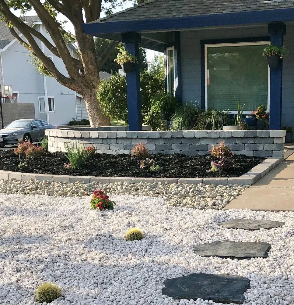 Expert residential landscaping for residential properties in Woodland, CA by Pacific Stone Landscapes