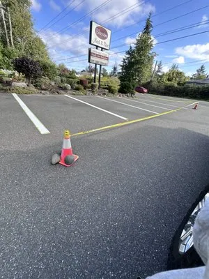 Pacific View landscaping and General Contractor Logo