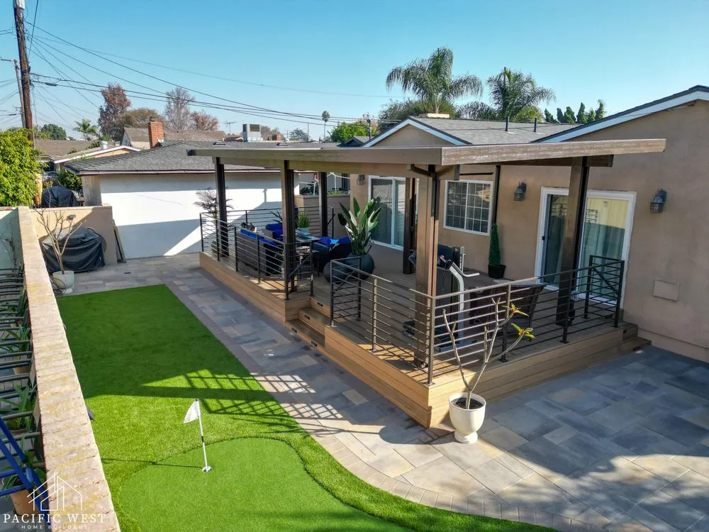 Trusted yard cleanup service with custom design across Los Angeles, CA - Pacific West Home Builders