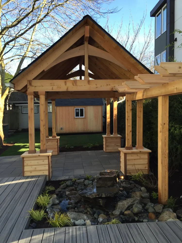 Top-rated landscape design with custom design in Seattle, WA by Pacifica Landscapes