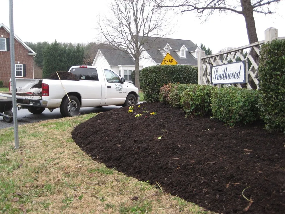 Professional garden landscaping with custom design in Greer, SC by Pack Ridge Lawn Care