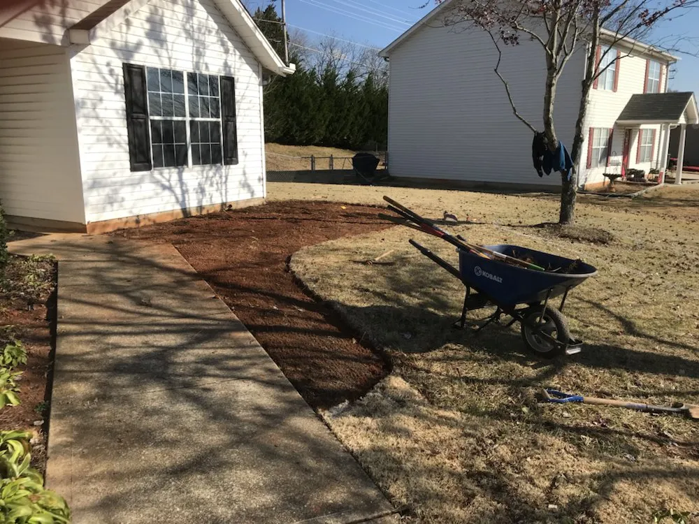 Professional residential landscaping in Greer, SC by Pack Ridge Lawn Care