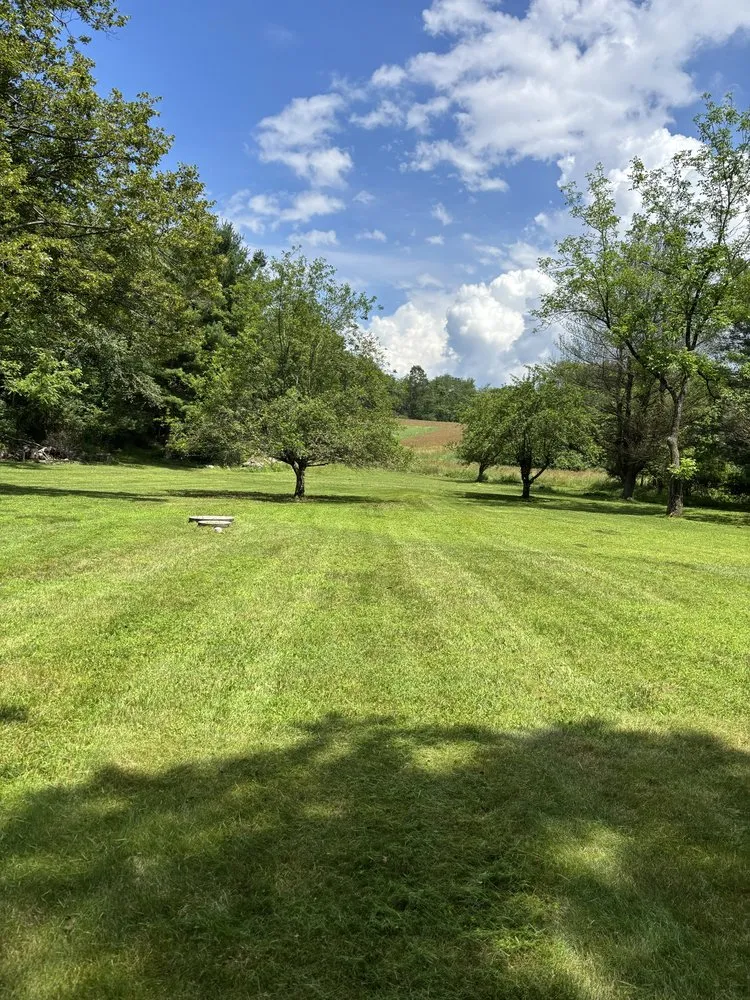 Custom garden landscaping with custom design in Lansford, PA by Packs Lawn Care