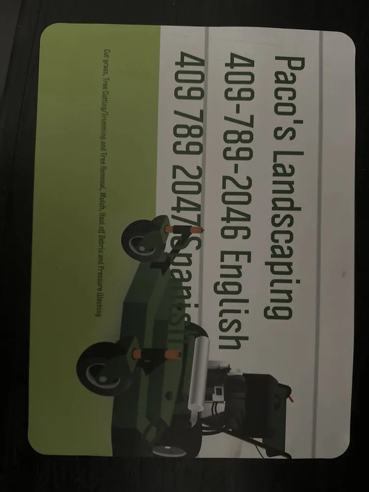 Professional landscaping services in Santa Fe, TX by Pacos Landscaping