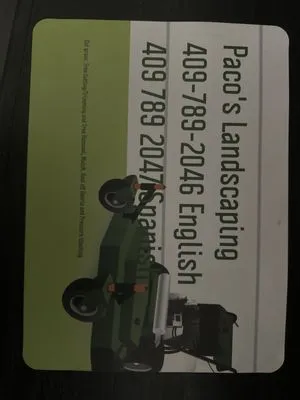 Pacos Landscaping Logo