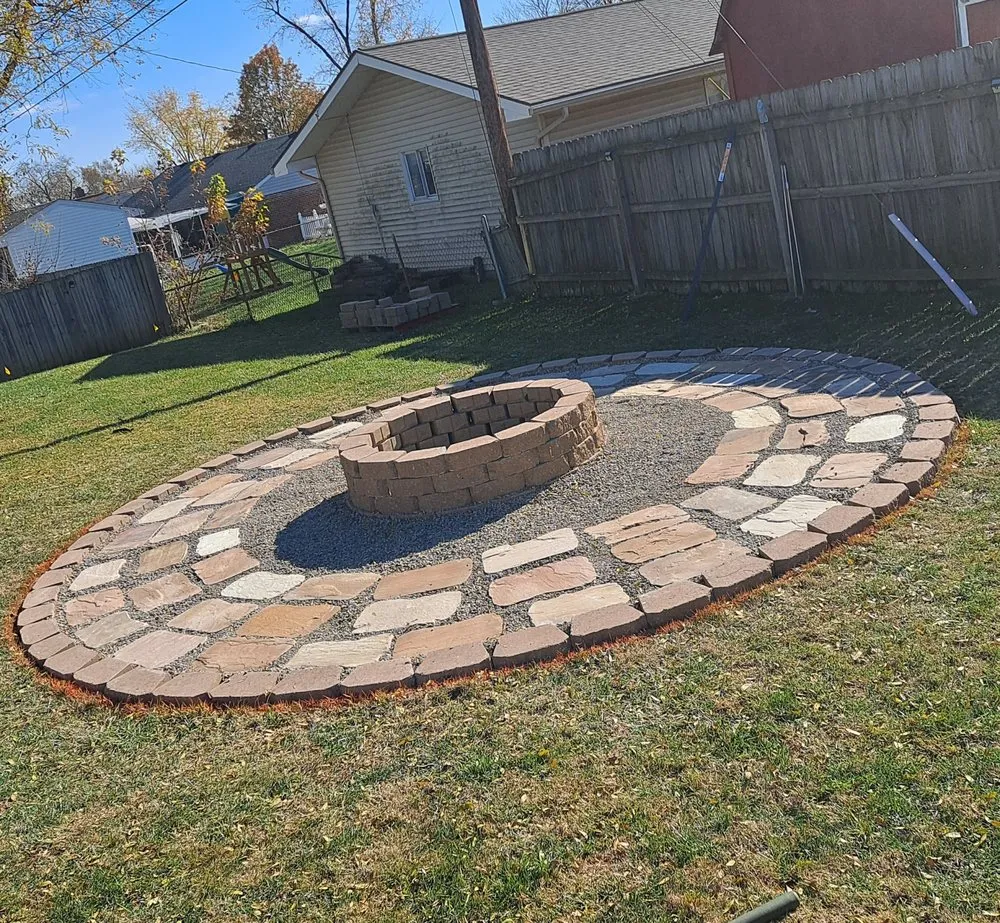 Affordable residential landscaping with custom design in Dayton, OH by Pacos Lawn care Service