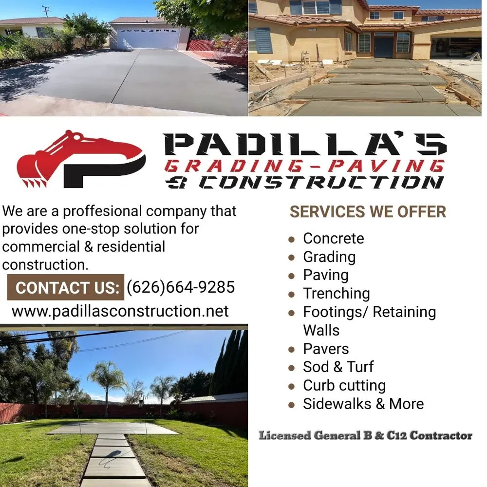 Reliable landscape design in Diamond Bar, CA by Padillas Grading and Paving