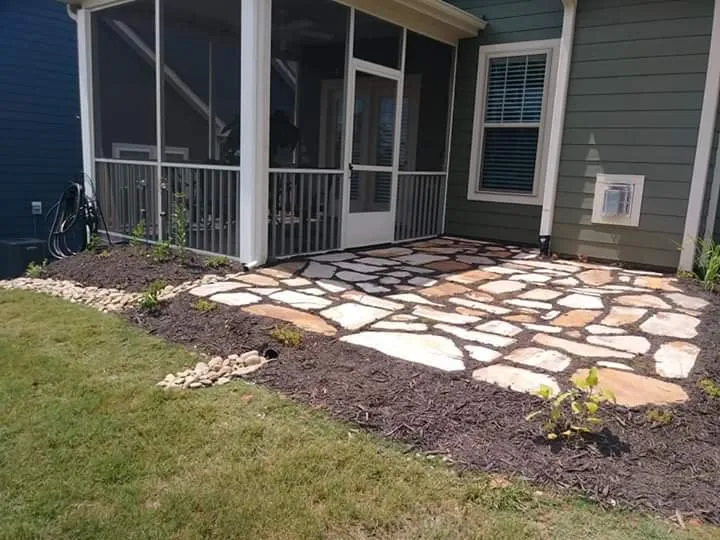 Professional yard cleanup service in Greer, SC by Padula's Plants & Gardens