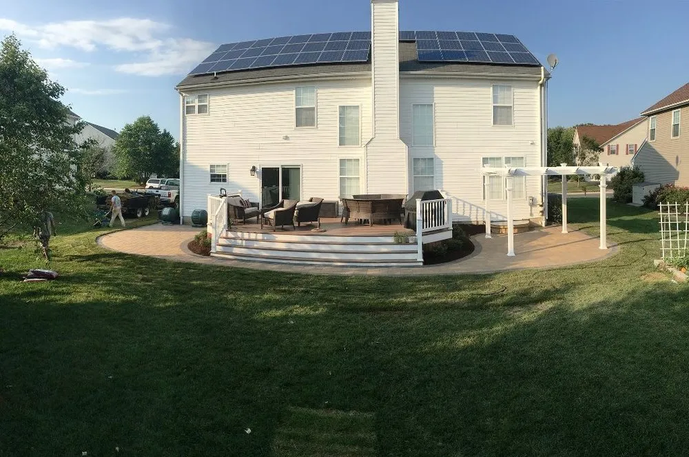 Custom landscape installation in Middletown, DE - Page Precision Cuts