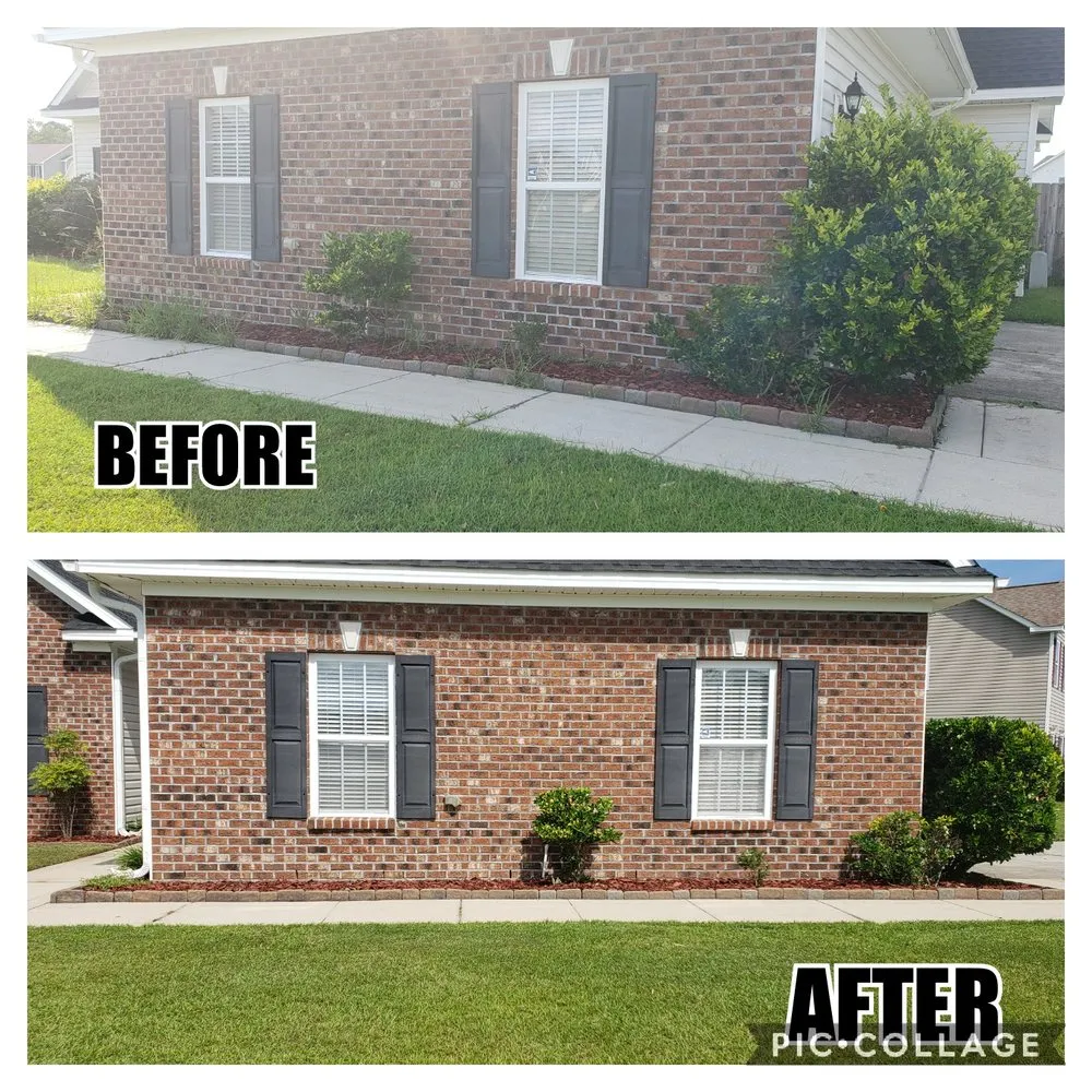 Local landscape design in Jacksonville, NC by Pain In The Grass Lawn Service