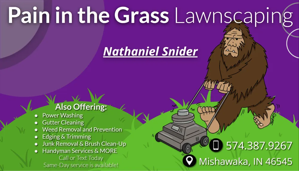 Trusted garden landscaping experts serving Mishawaka, IN - Pain in the Grass Lawnscaping