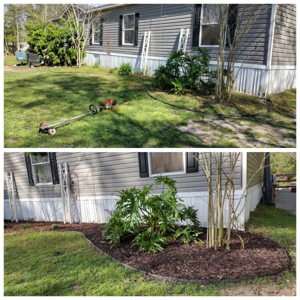 Affordable landscape installation in Middleburg, FL by Painless Maintenance