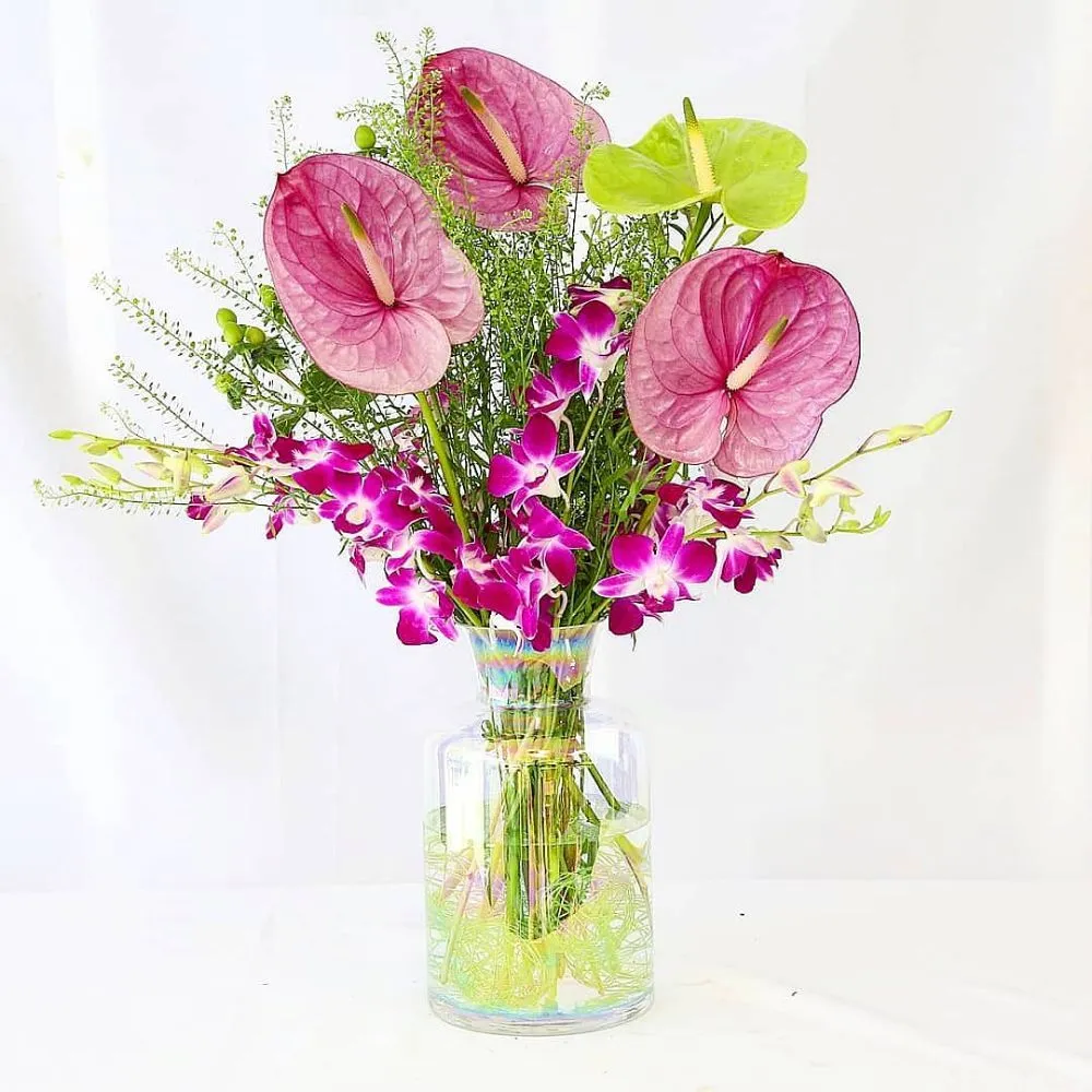 Local landscape installation near you across Astoria, NY - Paint By Flowers - By Marina Costas