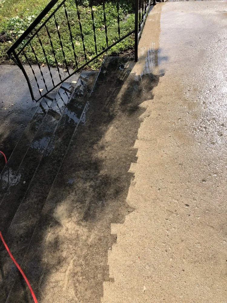 Professional residential landscaping in Red River, NM - Paint Stain Demo